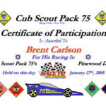 27 Images Of Boy Scout Pinewood Derby Award Template | Bfegy Inside Pinewood Derby Certificate Template