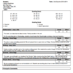 27 Images Of College Grade Report Template | Elcarco Inside College Report Card Template