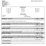 27 Images Of College Grade Report Template | Elcarco Inside College Report Card Template