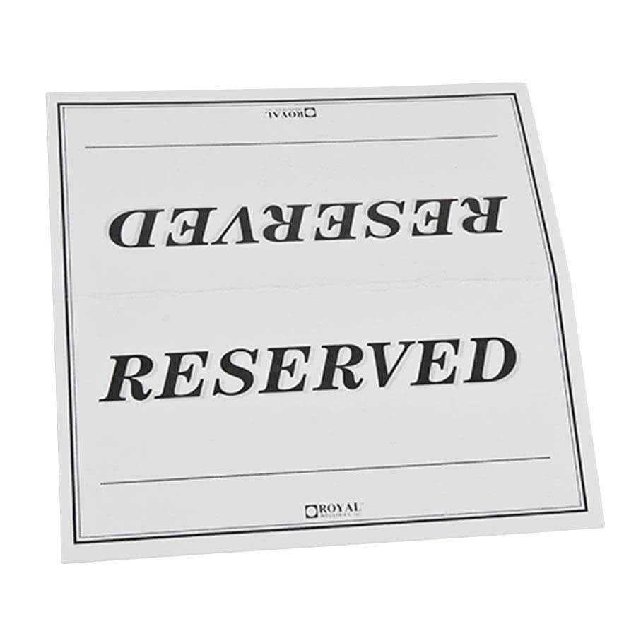 27 Images Of College Table Signs Template | Masorler With Reserved Cards For Tables Templates