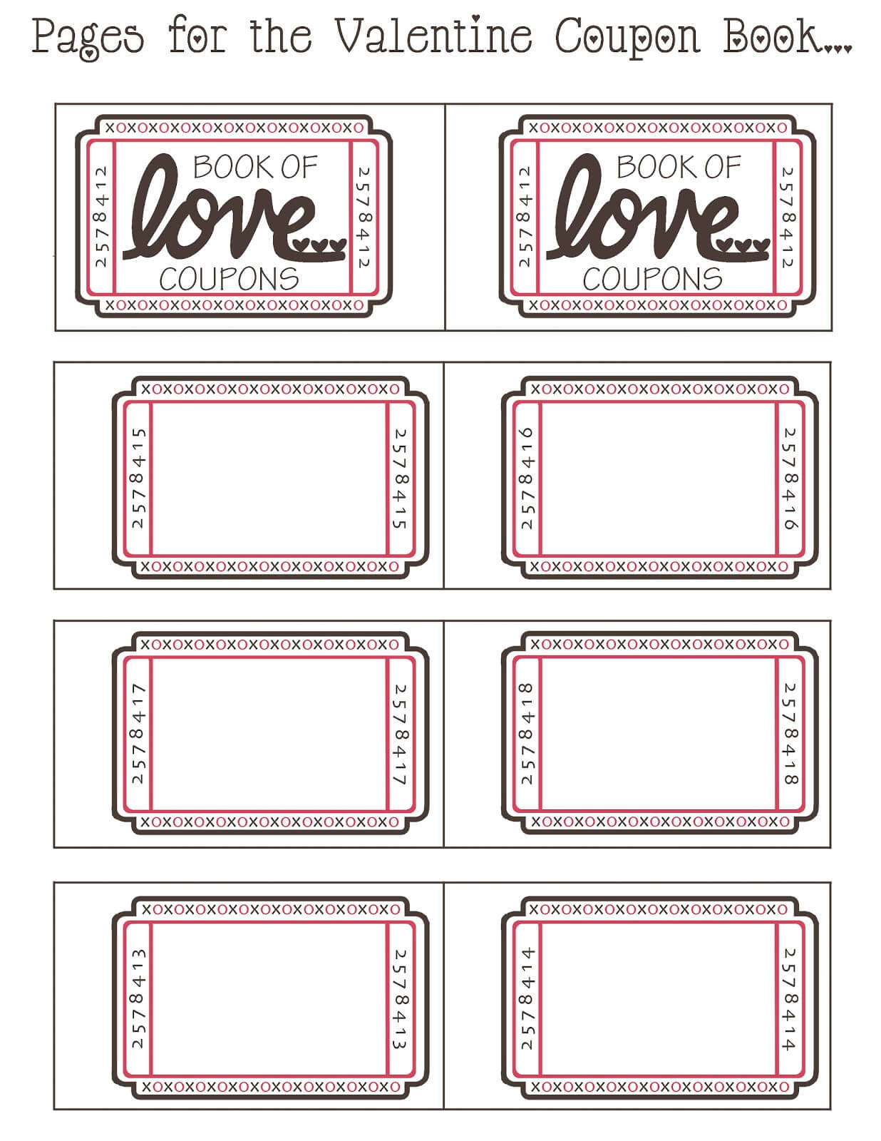 27 Images Of Coupon Book Template Word | Bfegy Pertaining To Love Coupon Template For Word