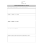 27 Images Of Crime Report Template Sample | Zeept Pertaining To Crime Scene Report Template