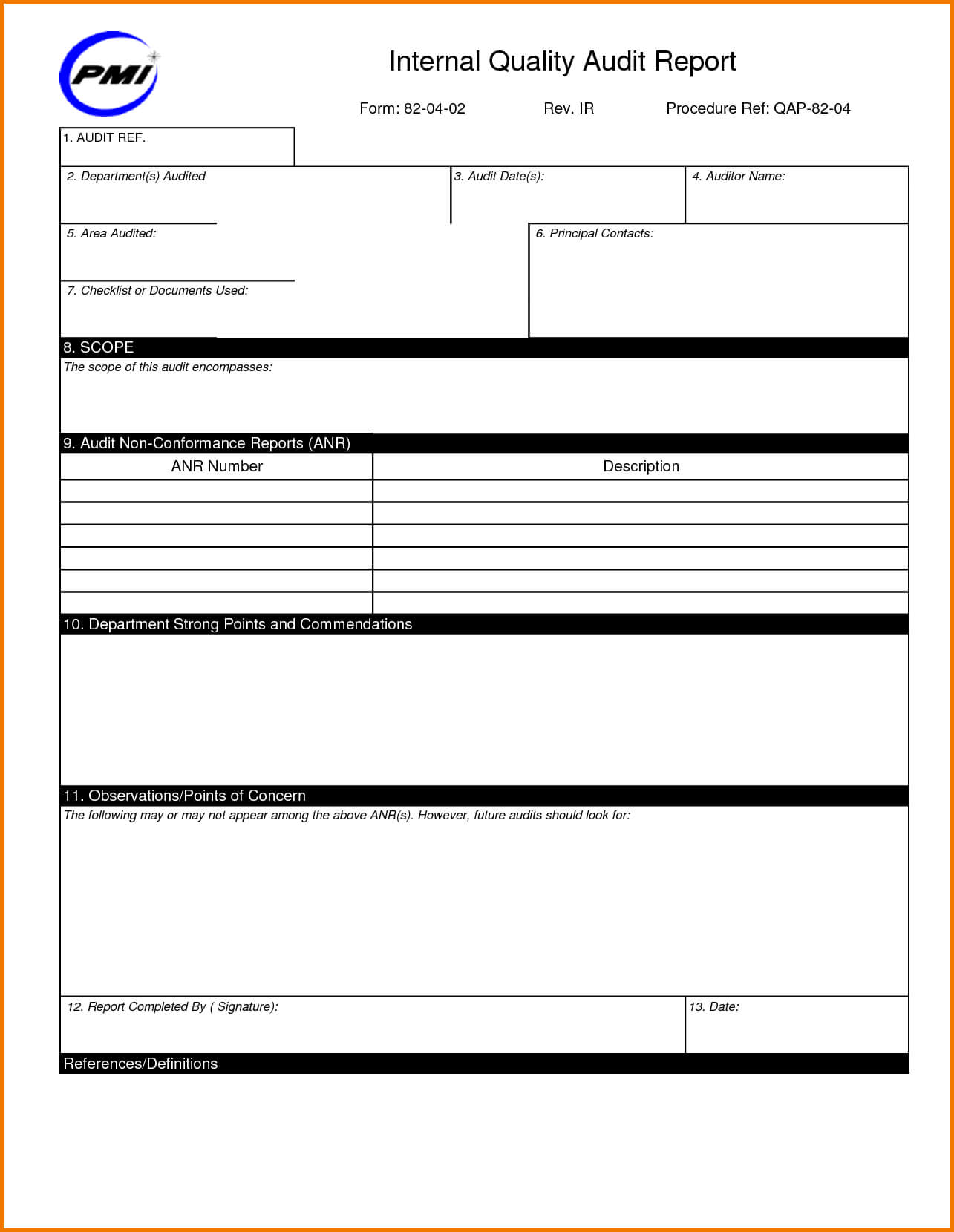 27 Images Of Iso 9001 Hardware Audit Report Template Within Iso 9001 Internal Audit Report Template