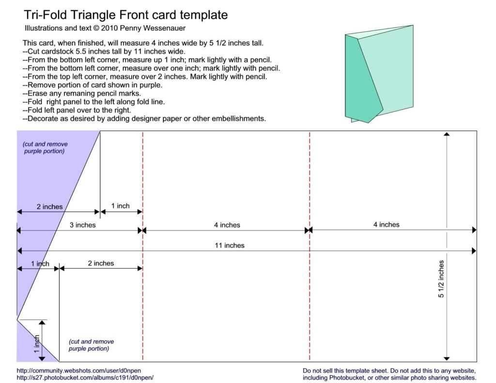 Image 1 for Tri Fold Tent Card Template