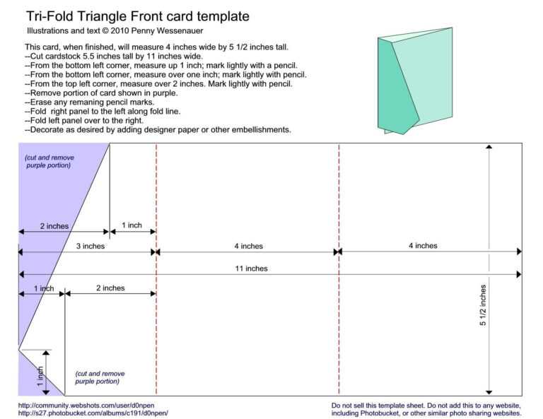 Tri Fold Tent Card Template