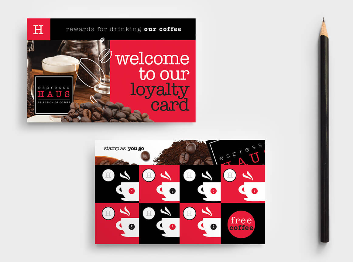 28 Free And Paid Punch Card Templates & Examples Inside Loyalty Card Design Template