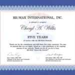 28 Images Of 10 Year Anniversary Certificate Template with regard to Employee Anniversary Certificate Template