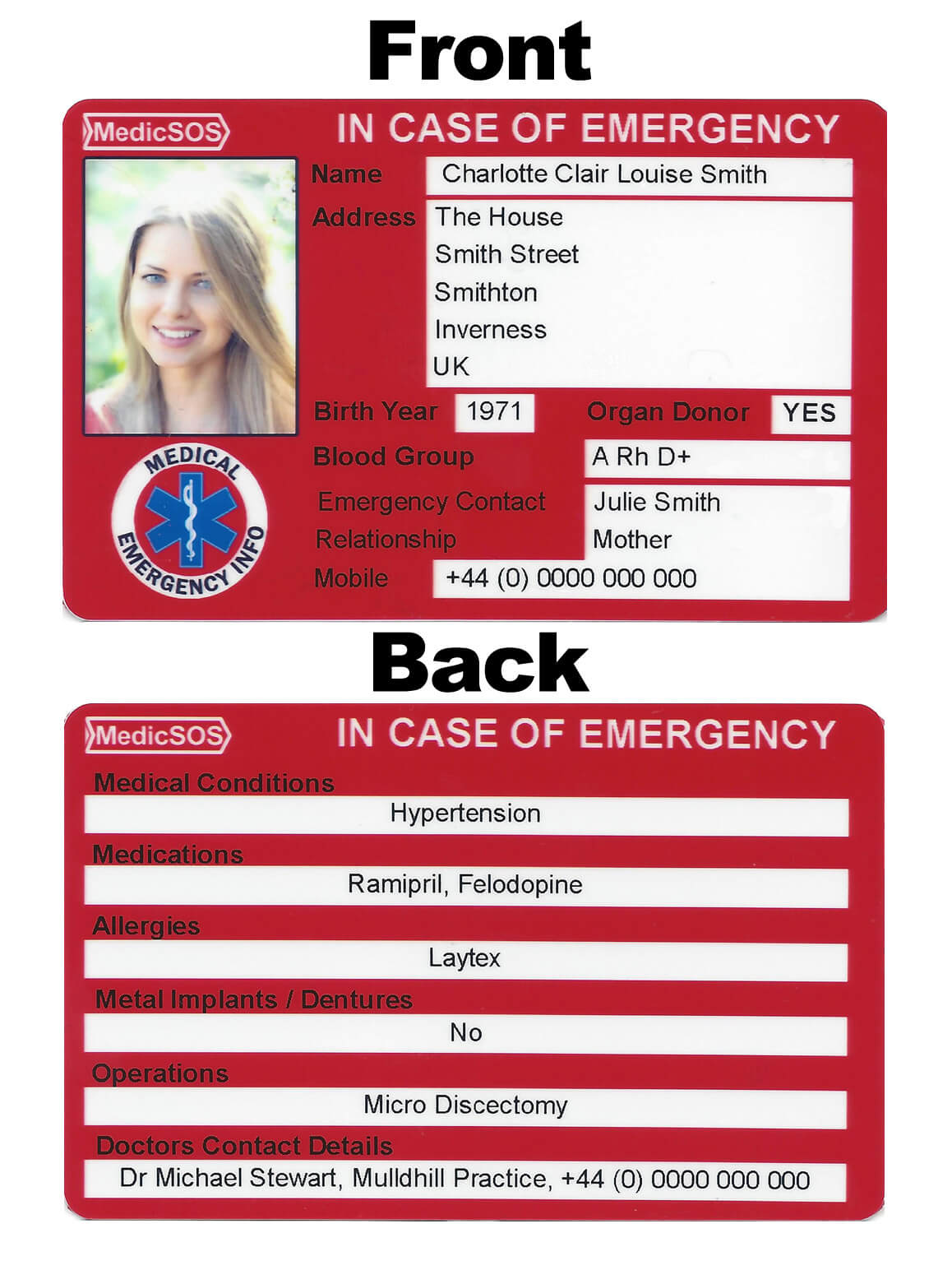 28 Images Of Ice Contact Card Template | Bfegy Throughout In Case Of Emergency Card Template