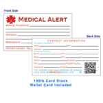 28 Images Of Wallet Id Card Template Sample | Bfegy Intended For Medical Alert Wallet Card Template