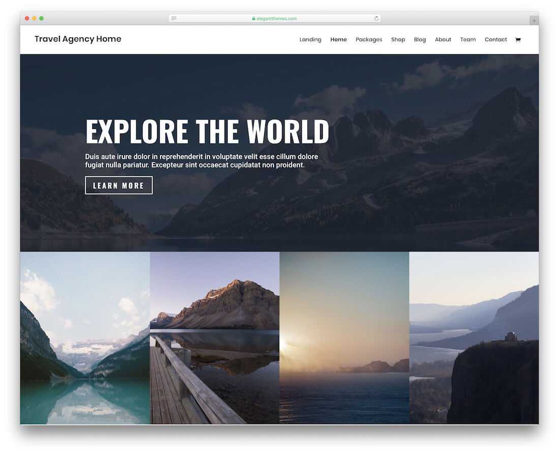 29 Best Free Travel Website Templates 2019 – Colorlib In Travel And Tourism Brochure Templates Free