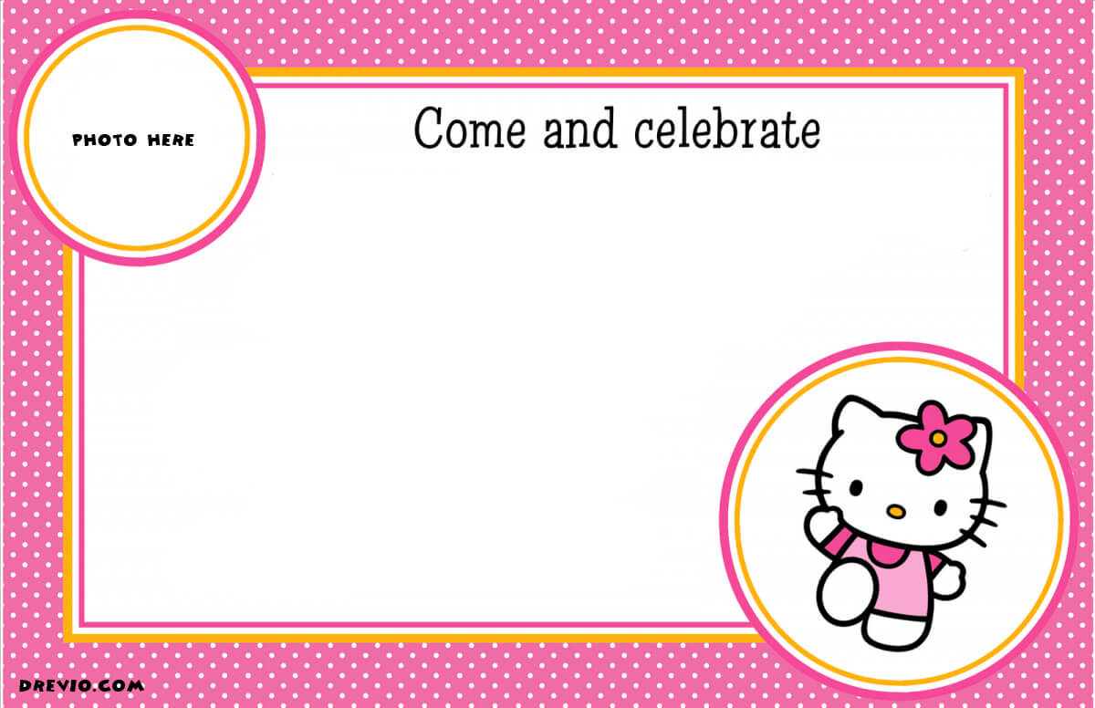 29 New 7Th Birthday Invitation Template Hello Kitty Photos Throughout Hello Kitty Birthday Card Template Free