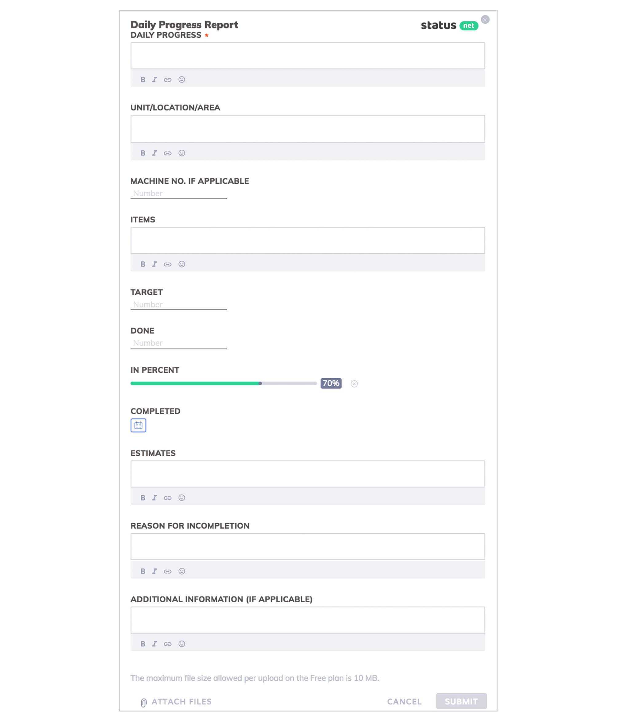 3 Best Examples: Daily Report Template | Free Templates Download With Regard To Daily Status Report Template Xls