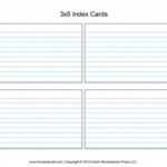 3 X 5 Index Card Template For Pages intended for Index Card Template For Pages