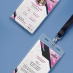 30+ Best Id Card And Lanyard Templates 2019 (Psd, Vector Intended For Conference Id Card Template