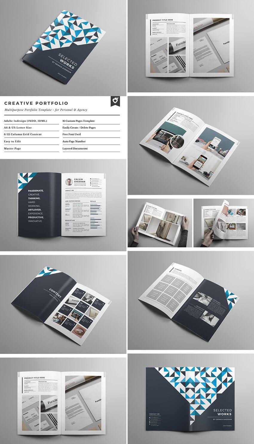 30 Best Indesign Brochure Templates – Creative Business For 12 Page Brochure Template