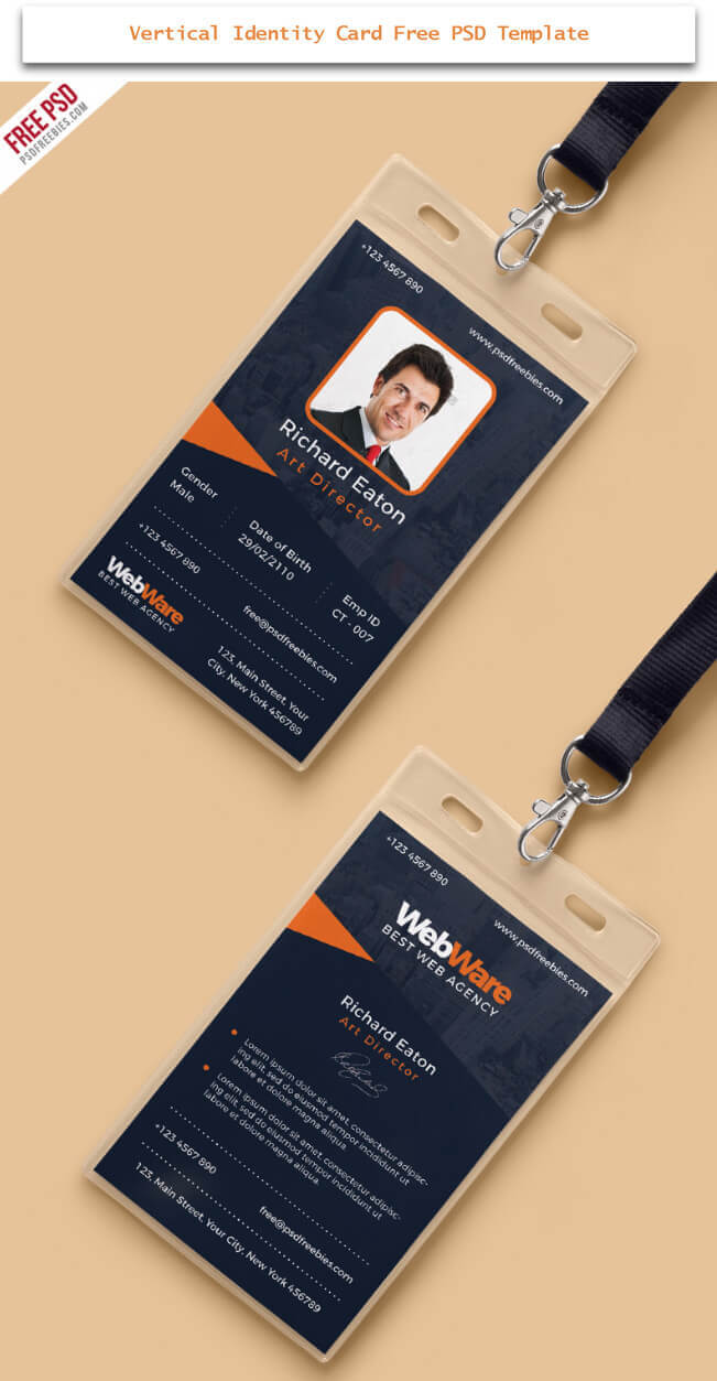 30 Creative Id Card Design Examples With Free Download Within Id Card Template Ai