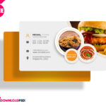 30+ Delicate Restaurant Business Card Templates | Decolore With Regard To Food Business Cards Templates Free