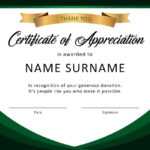 30 Free Certificate Of Appreciation Templates And Letters In Thanks Certificate Template