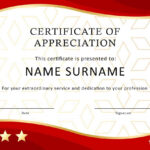 30 Free Certificate Of Appreciation Templates And Letters Intended For Employee Recognition Certificates Templates Free