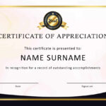 30 Free Certificate Of Appreciation Templates And Letters Regarding Formal Certificate Of Appreciation Template