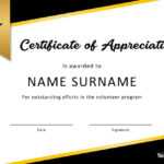 30 Free Certificate Of Appreciation Templates And Letters Throughout Referral Certificate Template