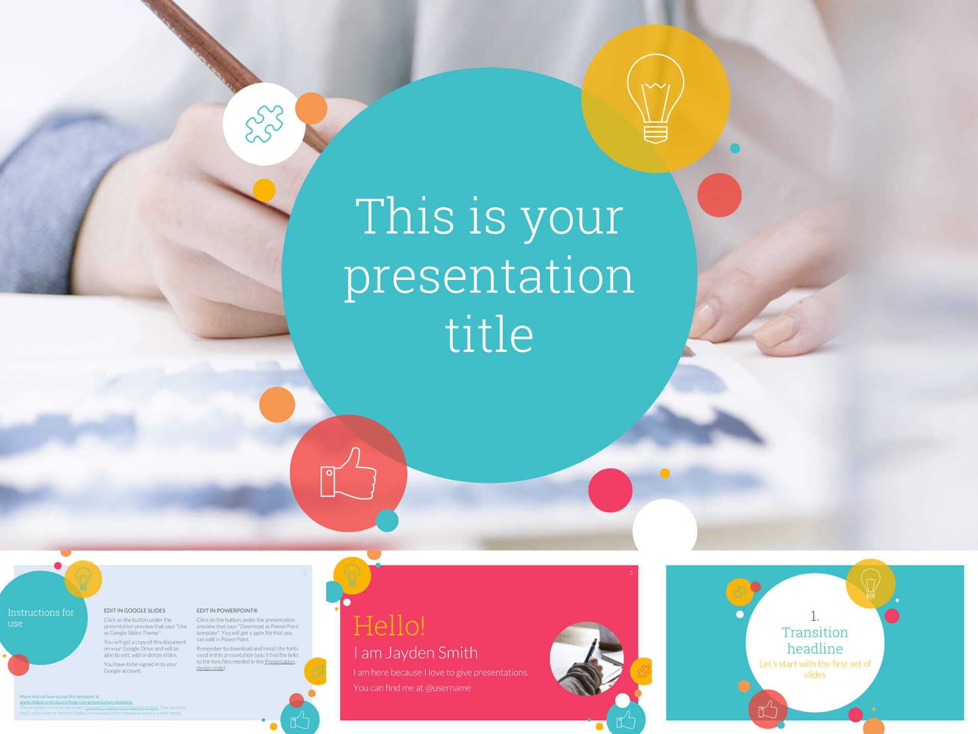 30 Free Google Slides Templates For Your Next Presentation Throughout Fun Powerpoint Templates Free Download