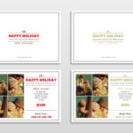 30 Holiday Card Templates For Photographers To Use This Year With Regard To Free Christmas Card Templates For Photographers
