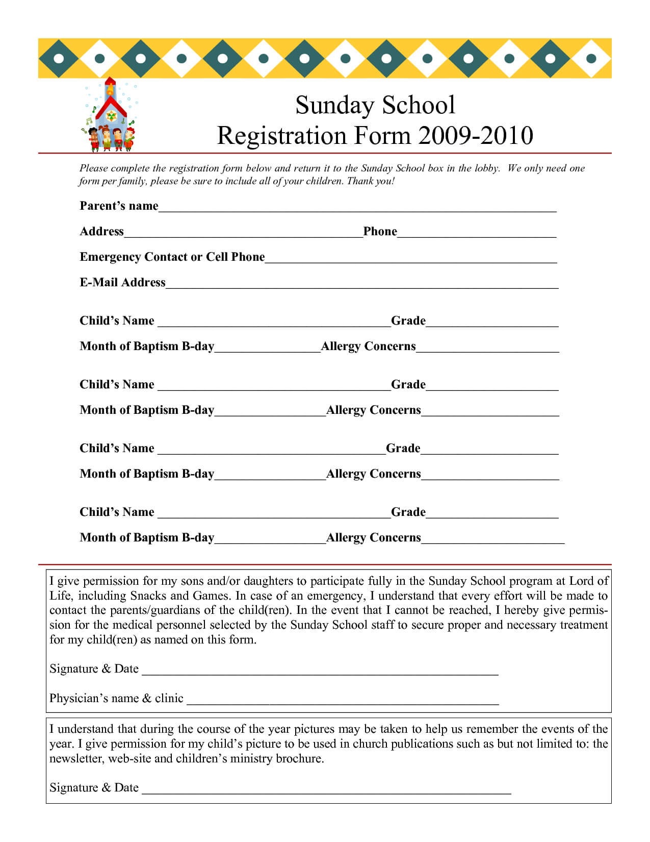 30 Images Of Youth After School Form Template | Bfegy Intended For School Registration Form Template Word