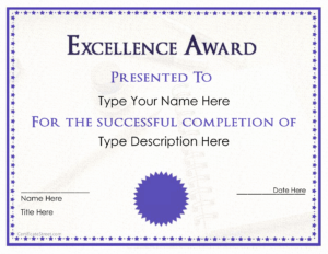 Life Saving Award Certificate Template | Atlantaauctionco.com