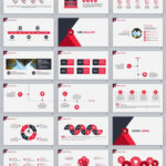 30+ Red Infographics Business Powerpoint Template | 2018 With How To Create A Template In Powerpoint