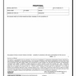 31 Construction Proposal Template & Construction Bid Forms Regarding Free Construction Proposal Template Word