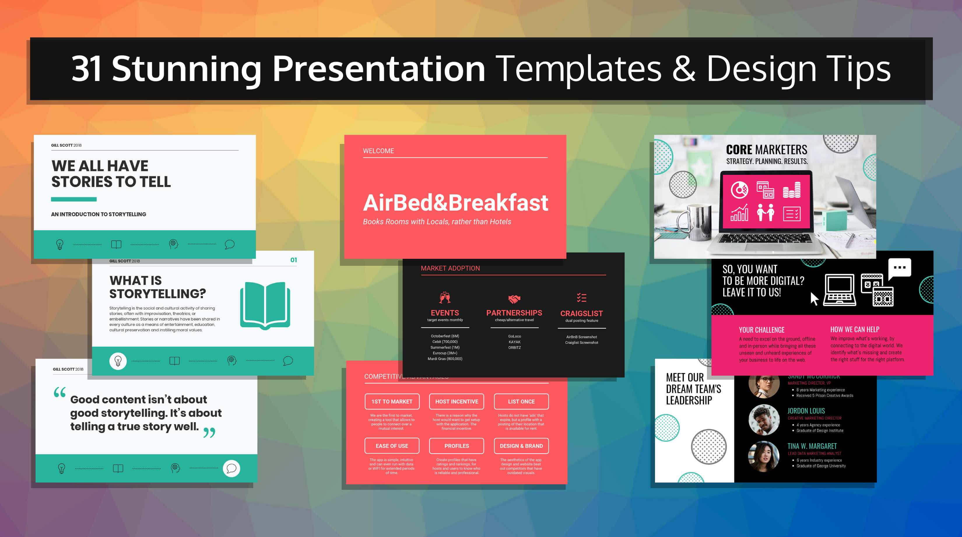 31 Stunning Presentation Templates And Design Tips For Powerpoint Templates For Communication Presentation