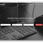 33 Awesome Html5 Landing Page Templates 2019 – Colorlib Pertaining To Html5 Blank Page Template