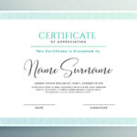 33+ Certificate Of Appreciation Template Download Now!! Pertaining To School Certificate Templates Free
