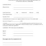 33+ Credit Card Authorization Form Template Download (Pdf, Word) Regarding Credit Card On File Form Templates