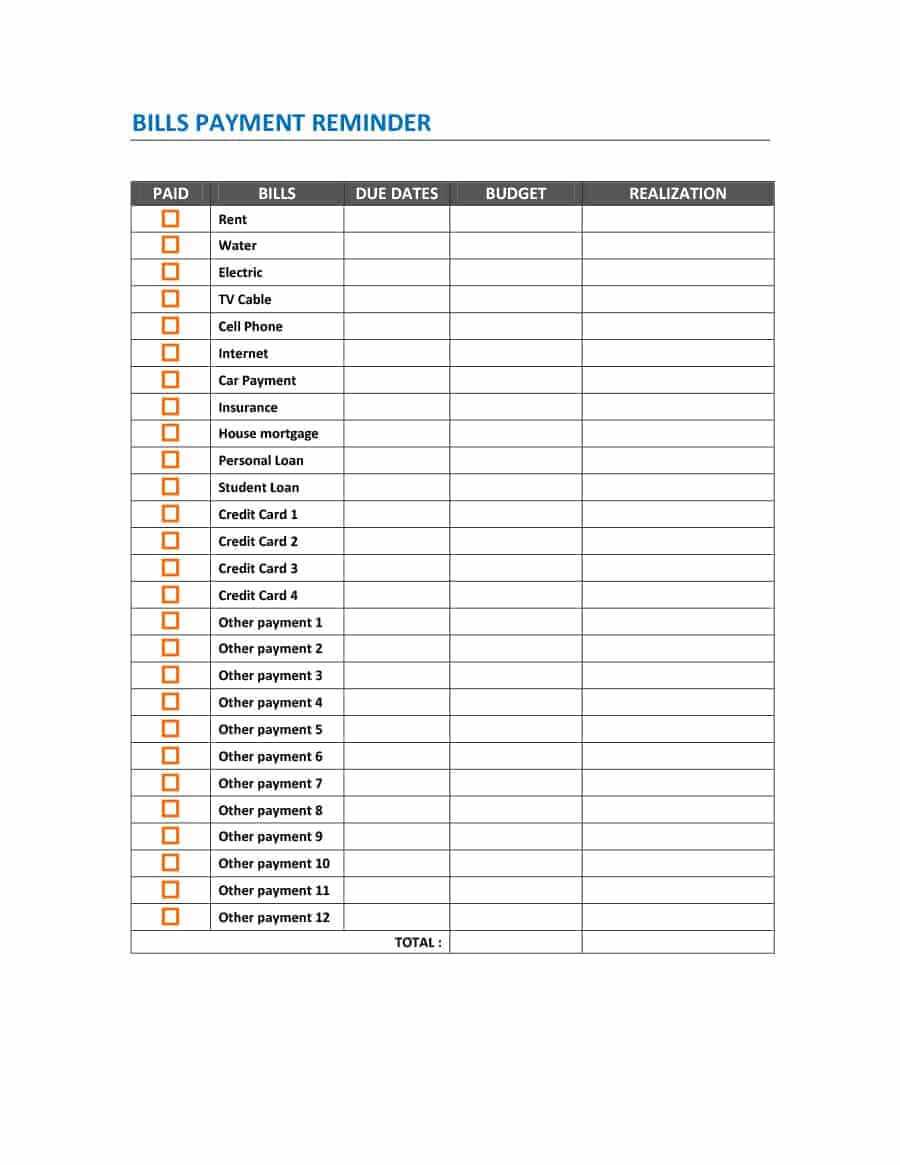 33 Great Payment Plan / Schedule Templates – Template Archive Intended For Credit Card Payment Plan Template