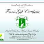 35 Best Of Golf Gift Certificate Template | Alaskafreepress Throughout Tennis Gift Certificate Template