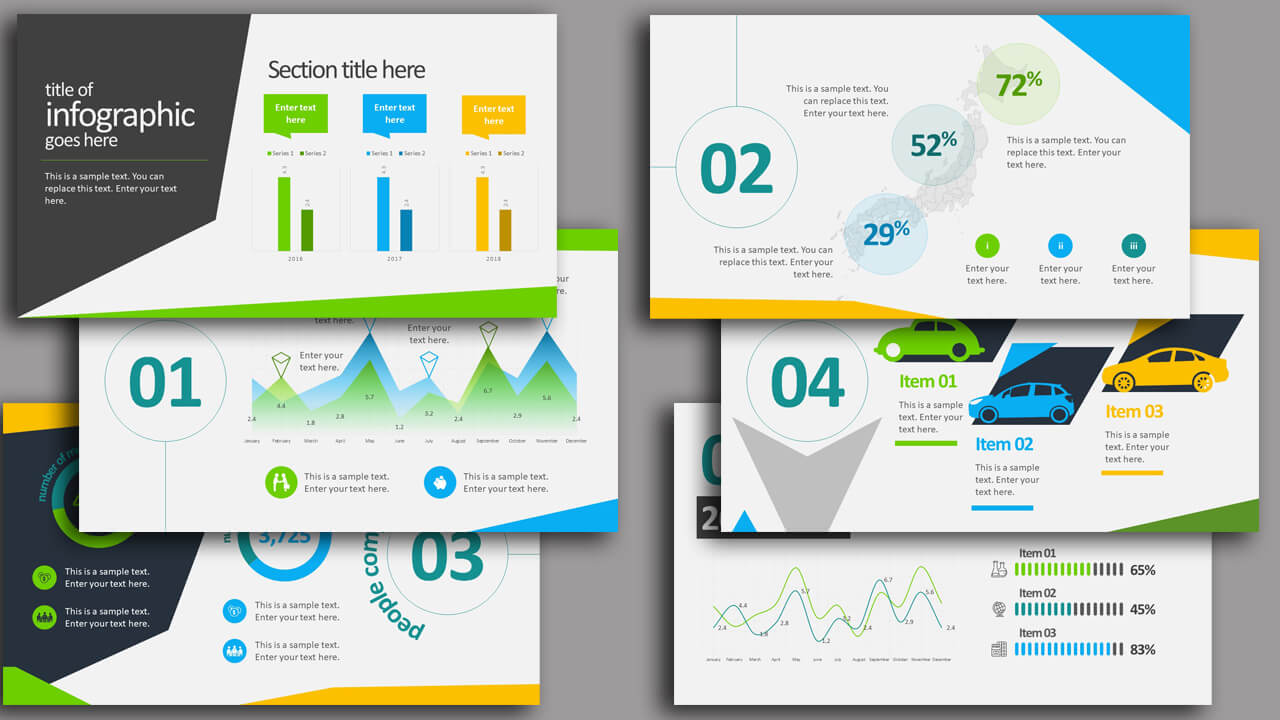 35+ Free Infographic Powerpoint Templates To Power Your Regarding How To Design A Powerpoint Template
