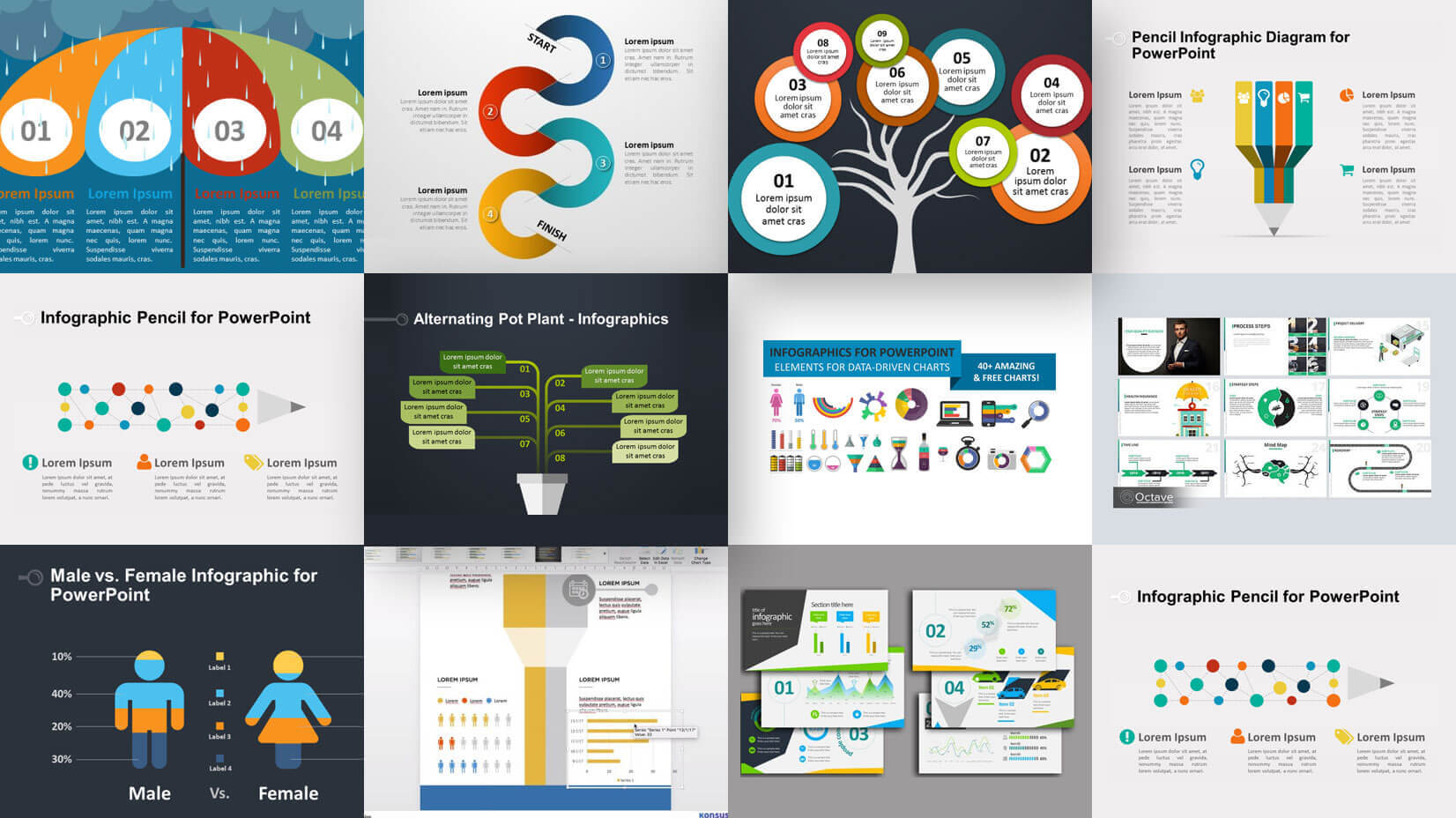 35+ Free Infographic Powerpoint Templates To Power Your Regarding What Is Template In Powerpoint
