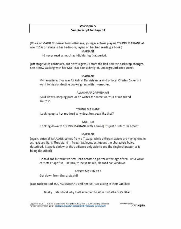37 Creative Screenplay Templates [& Screenplay Format Guide pertaining