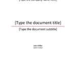 39 Amazing Cover Page Templates (Word + Psd) ᐅ Template Lab In Report Front Page Template