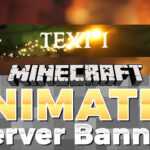 3D Advanced Minecraft Server Banner Template (Gif) – "magic Wildwood" Within Minecraft Server Banner Template