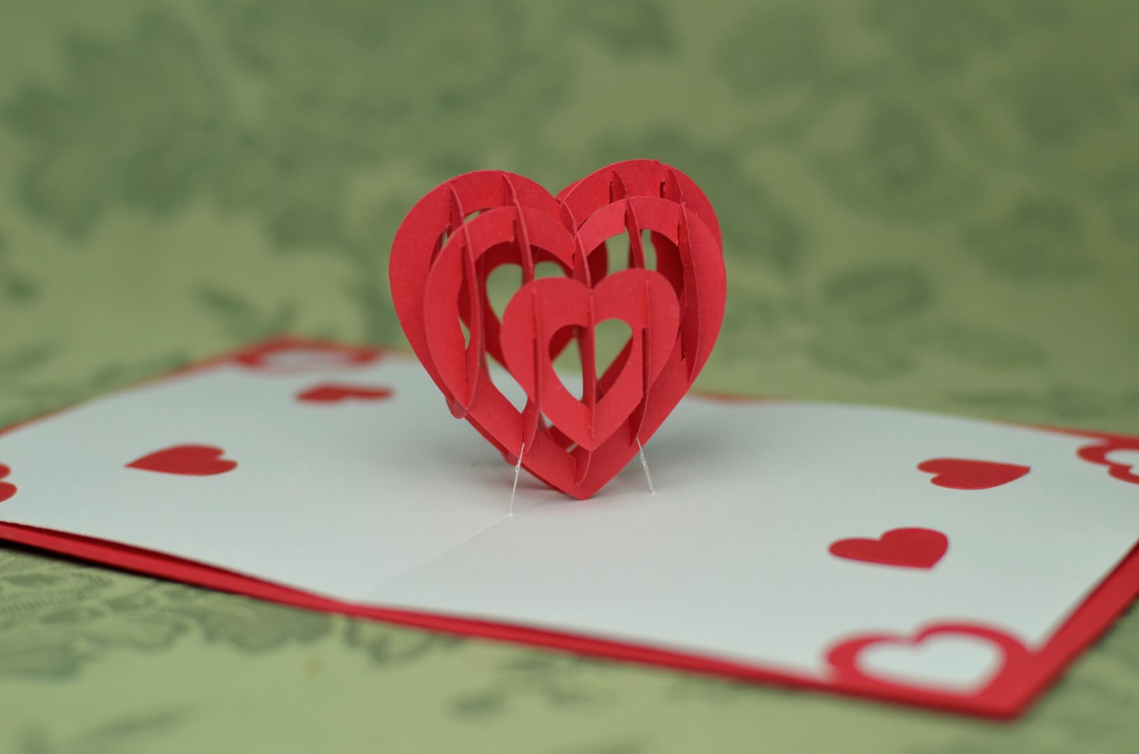 3D Heart Pop Up Card Template Regarding 3D Heart Pop Up Card Template Pdf