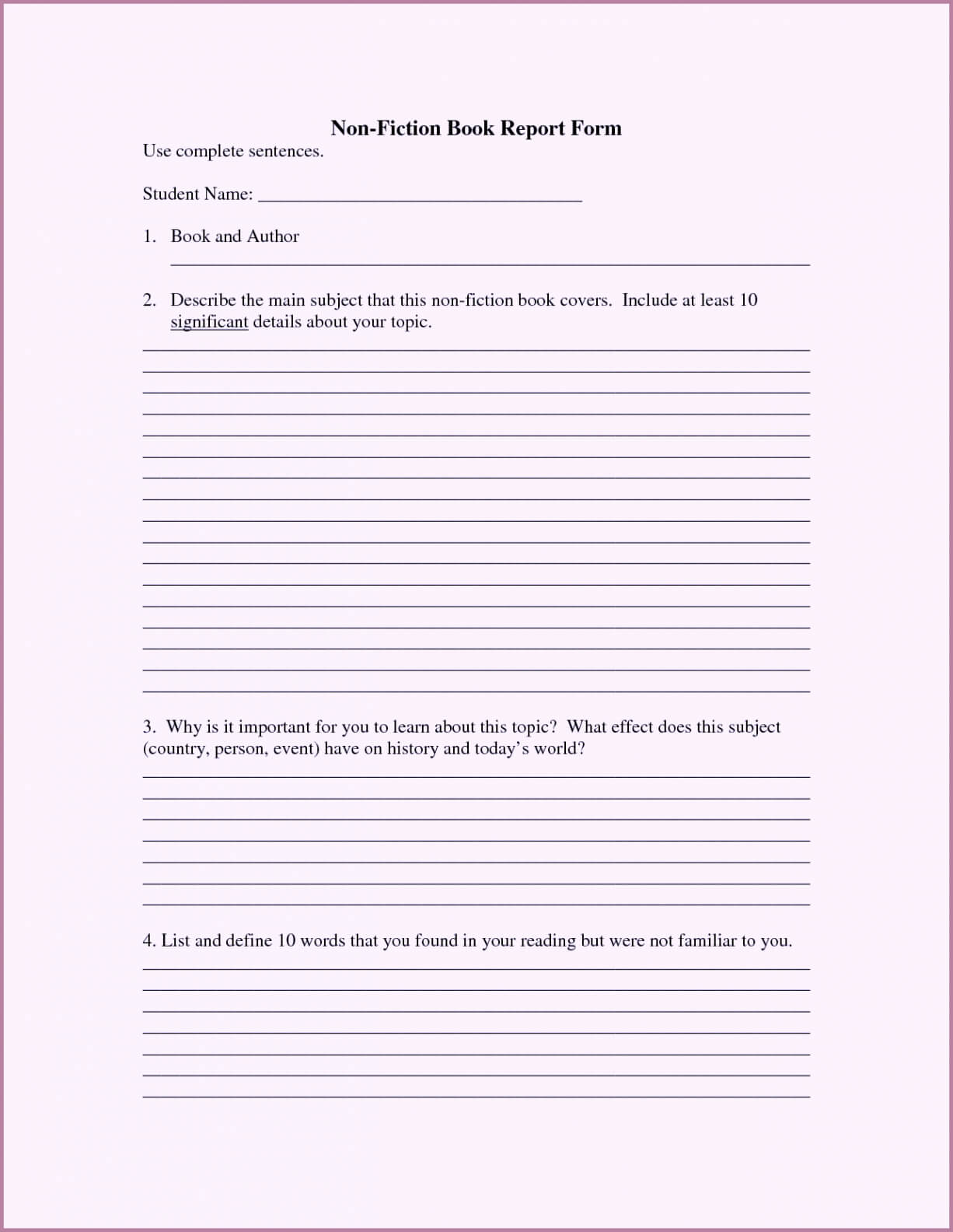 3Rd Grade Book Report Format Research Paper Sample Intended For Mobile Book Report Template