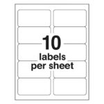 4 Labels Per Sheet Template As Well Avery Page With Shipping Pertaining To Word Label Template 21 Per Sheet