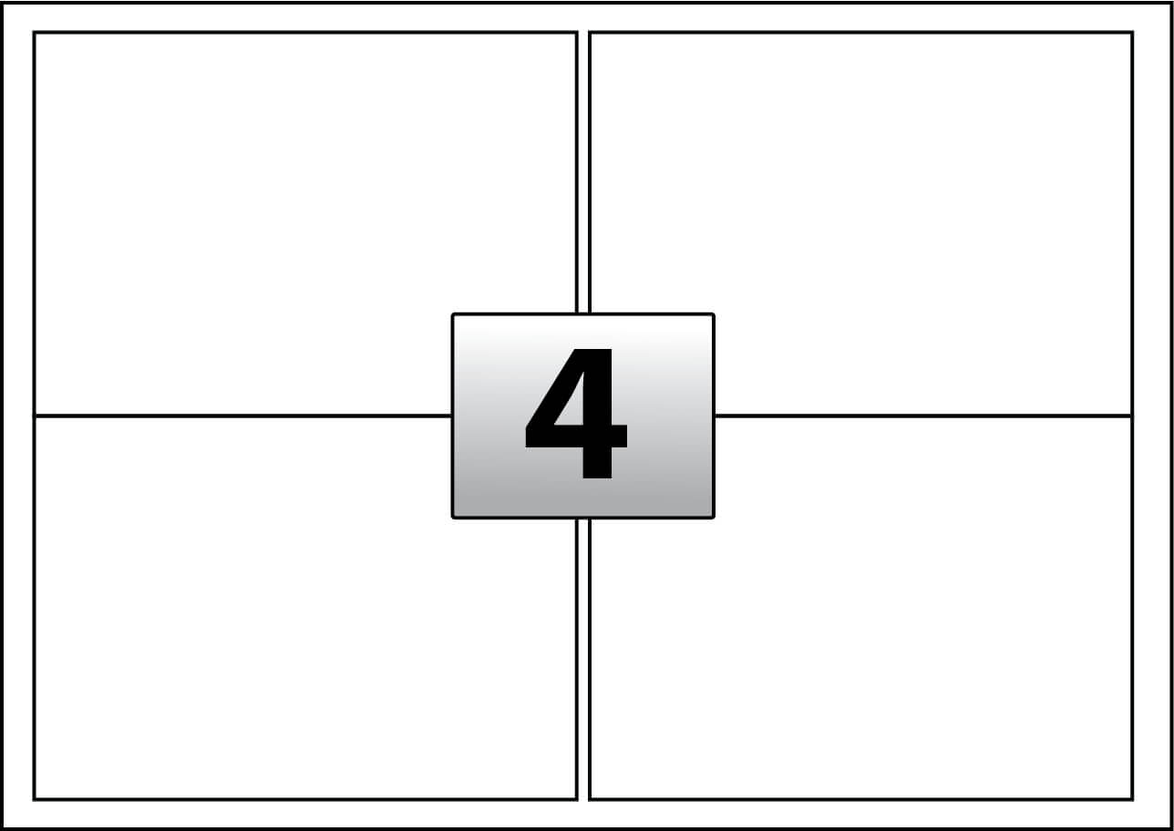 4 Rectangle Labels Per Sra3 Sheet 210 Mm X 148.5 Mm – Flexi Pertaining To Label Template 21 Per Sheet Word