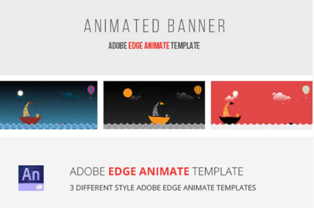 40 Awesome Edge Animate Templates With Animated Banner Templates