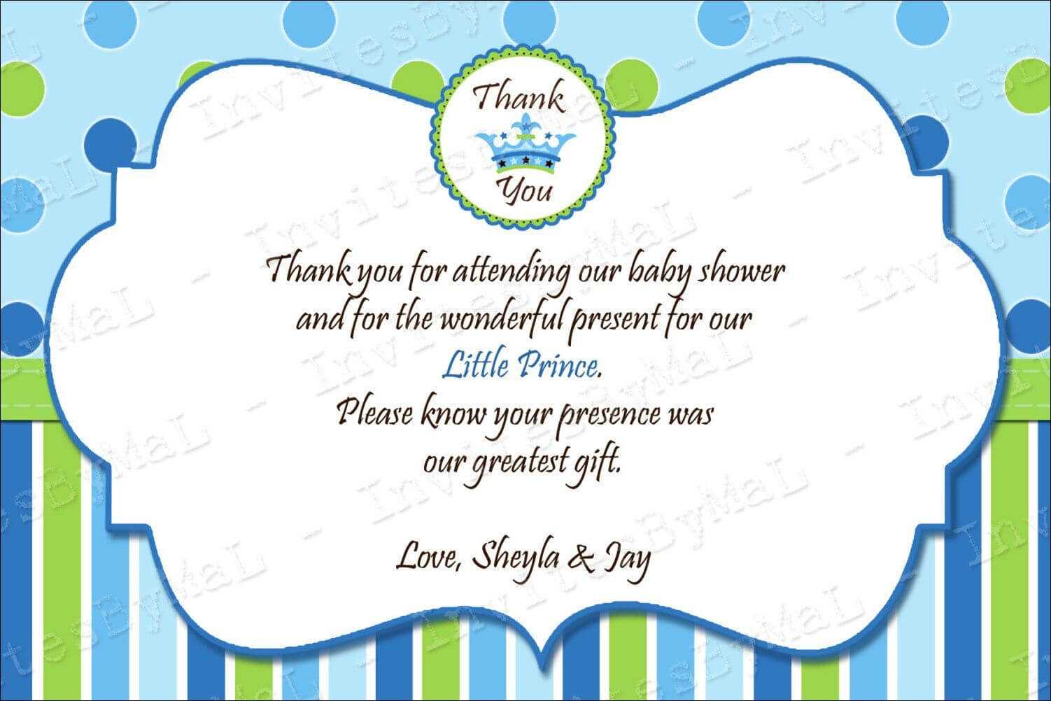 40 Beautiful Baby Shower Thank You Cards Ideas | Baby | Baby Within Thank You Card Template For Baby Shower