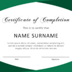 40 Fantastic Certificate Of Completion Templates [Word With Word Certificate Of Achievement Template