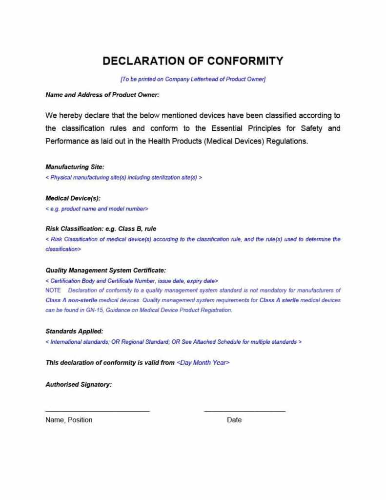 40 Free Certificate Of Conformance Templates & Forms ᐅ with Certificate ...